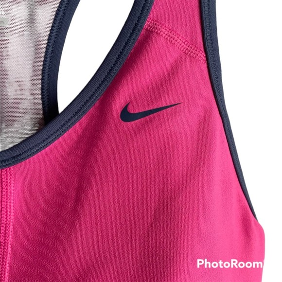Nike Dri-Fit Pink and Navy‎ Ladies Athletic Running Racerback Tank, M - Picture 5 of 5